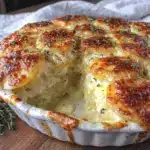 creamy Dijon scalloped potatoes - featured image