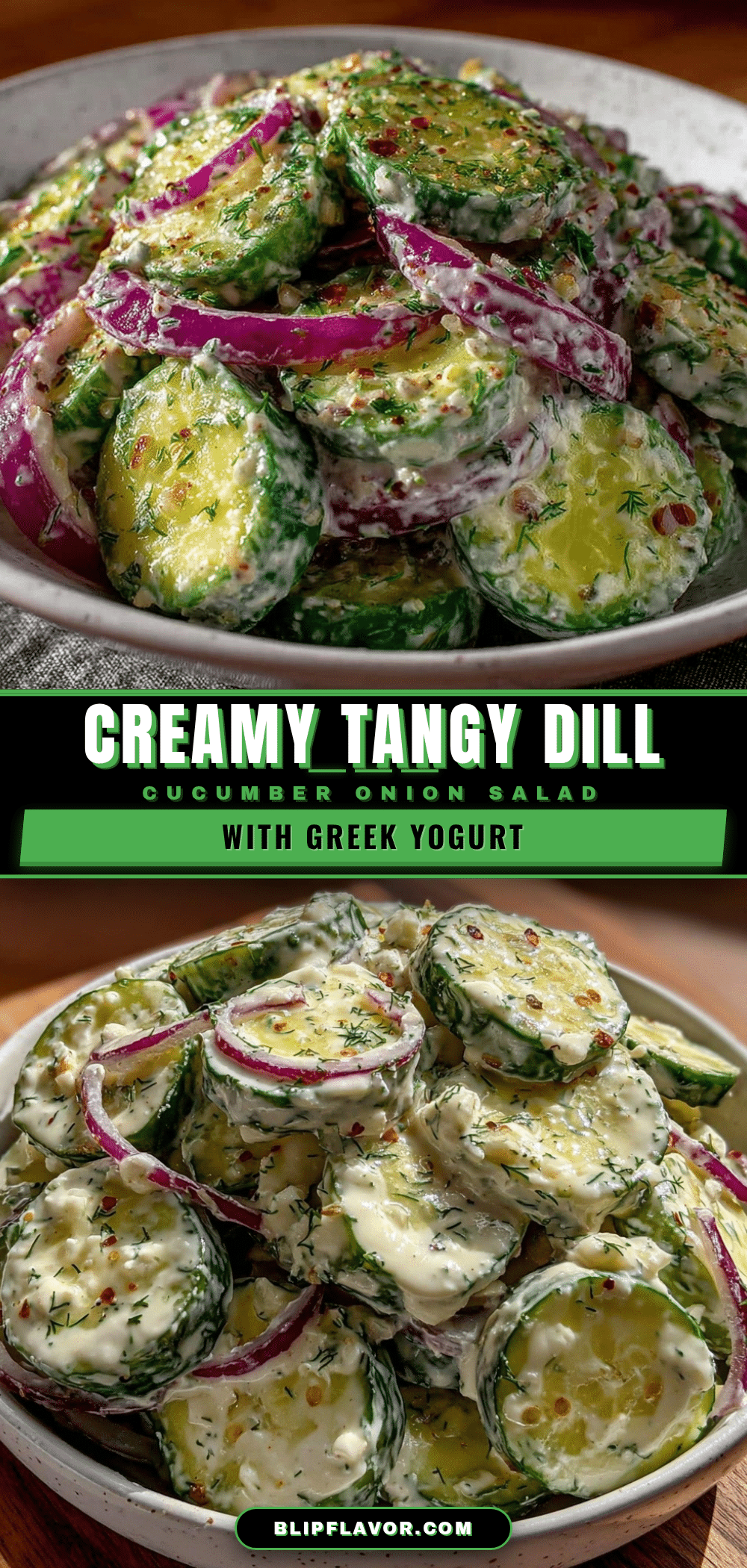 creamy dill cucumber onion salad recipe