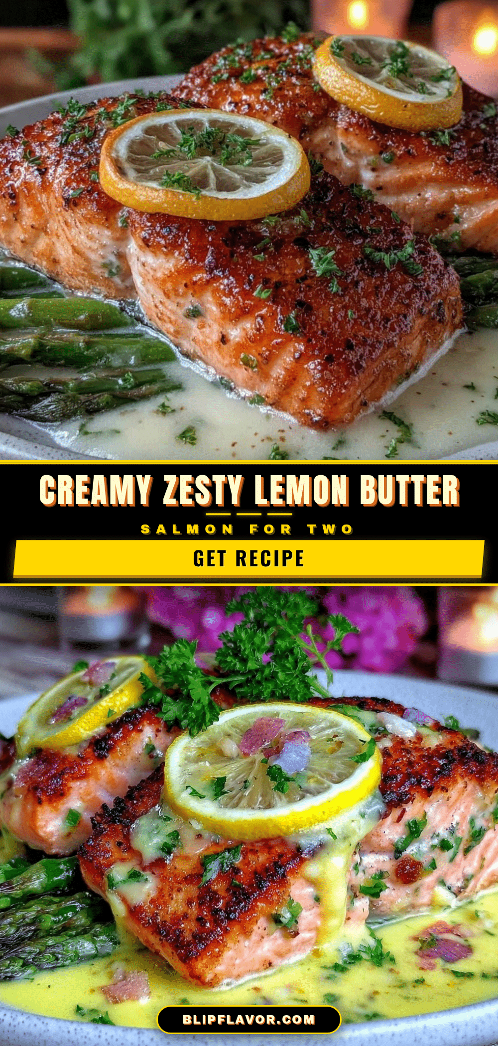 creamy lemon butter salmon recipe