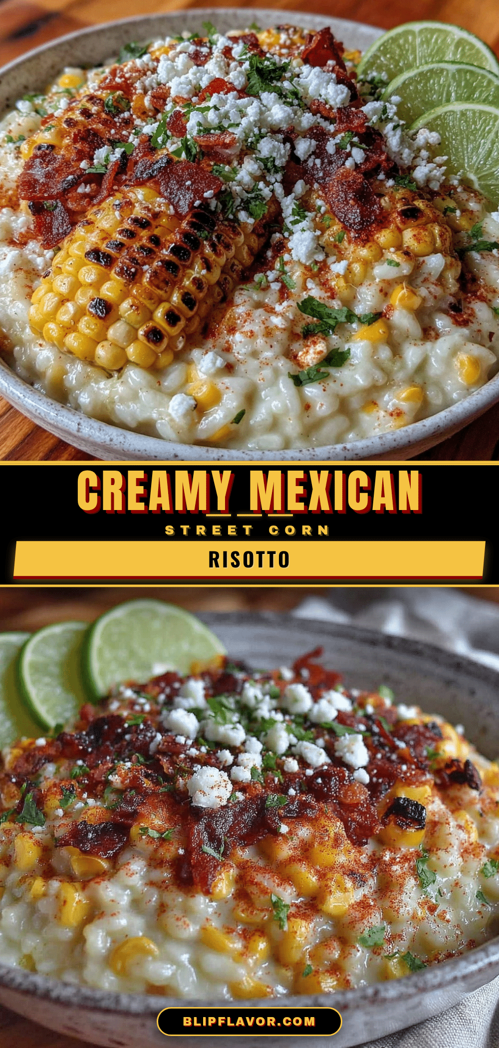 creamy mexican street corn risotto recipe