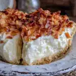 creamy no-bake coconut cream pie - featured image