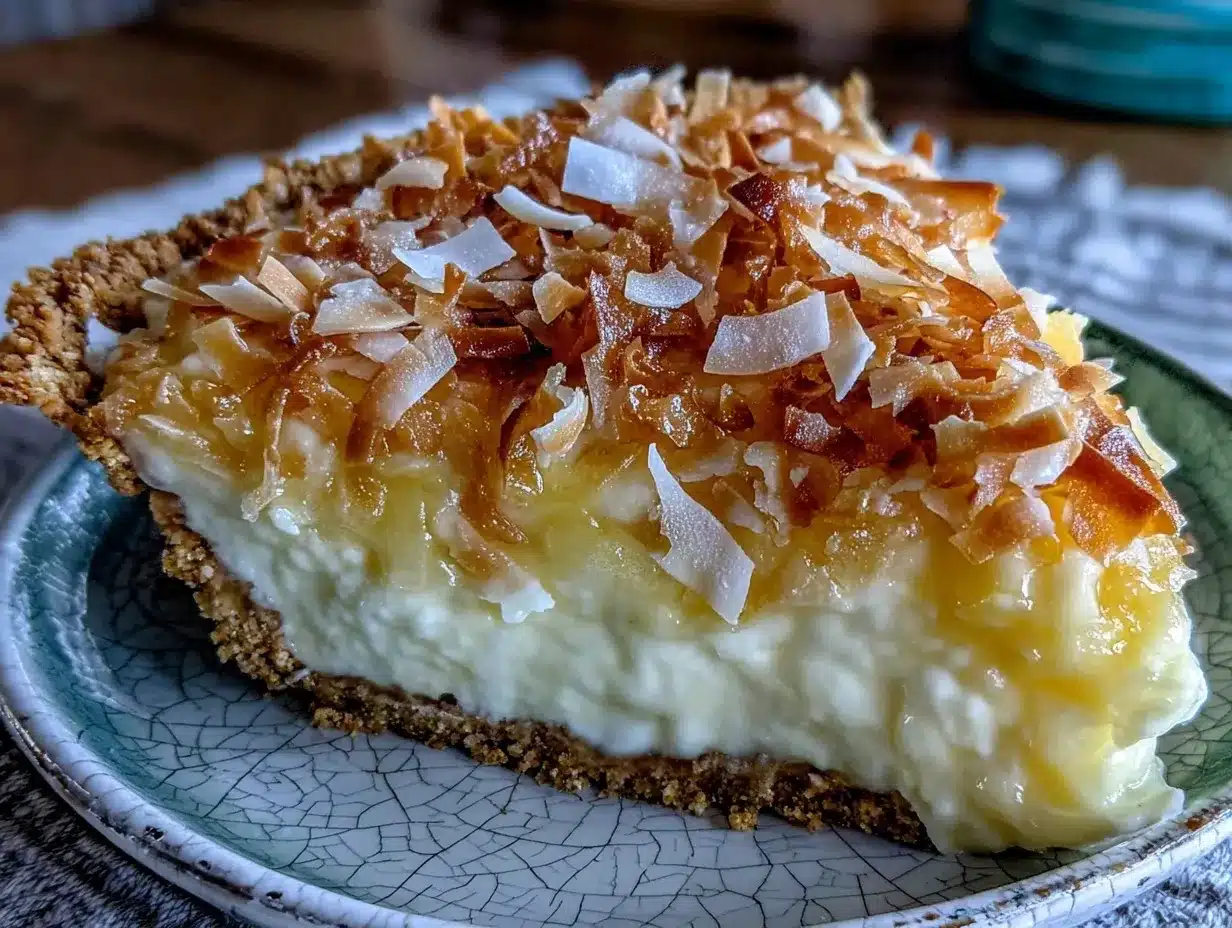 creamy no-bake coconut cream pie preparation steps