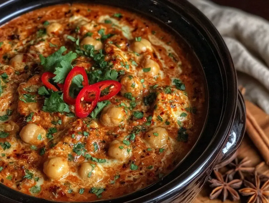 creamy one-pot vegan chickpea tikka masala - featured image
