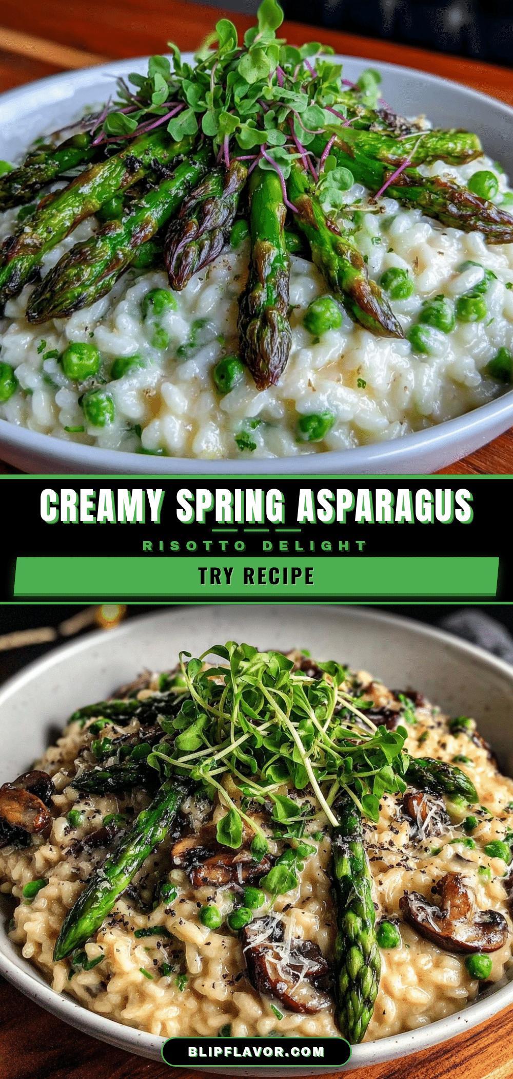 creamy spring asparagus risotto recipe