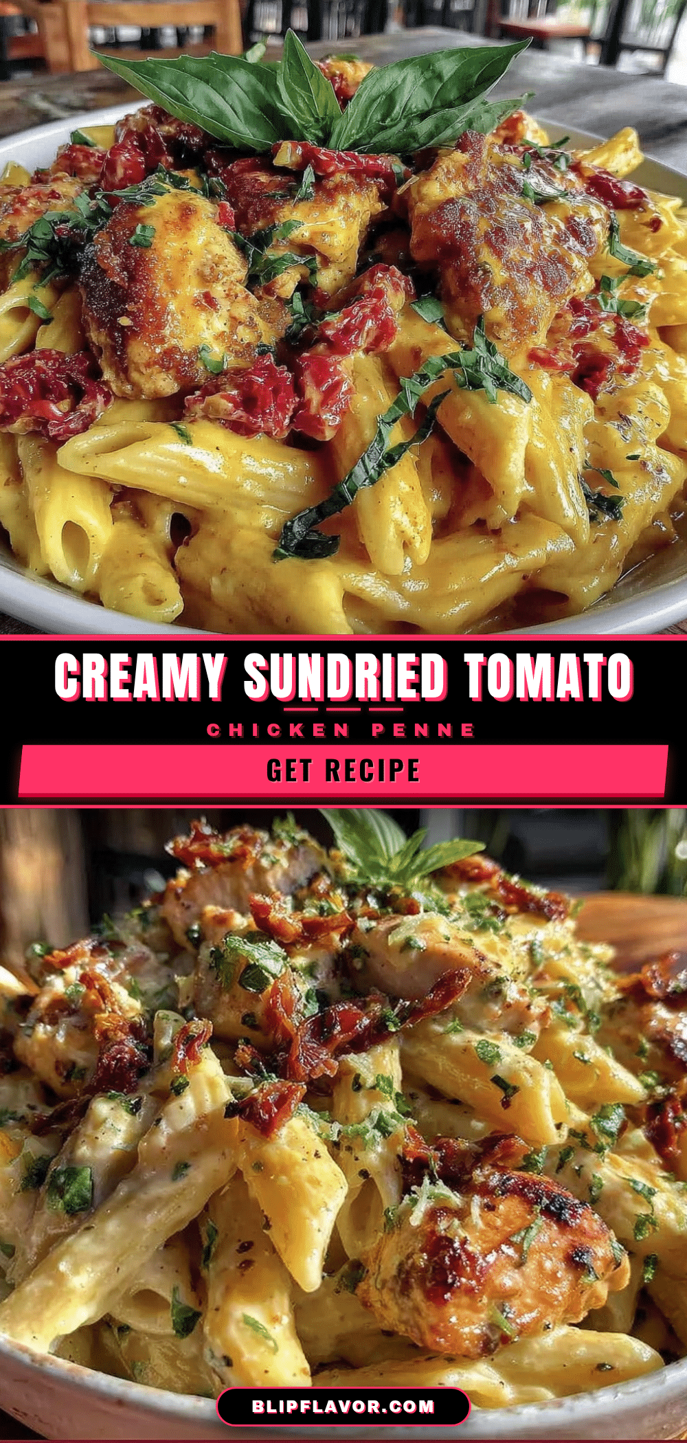 creamy sundried tomato chicken penne recipe