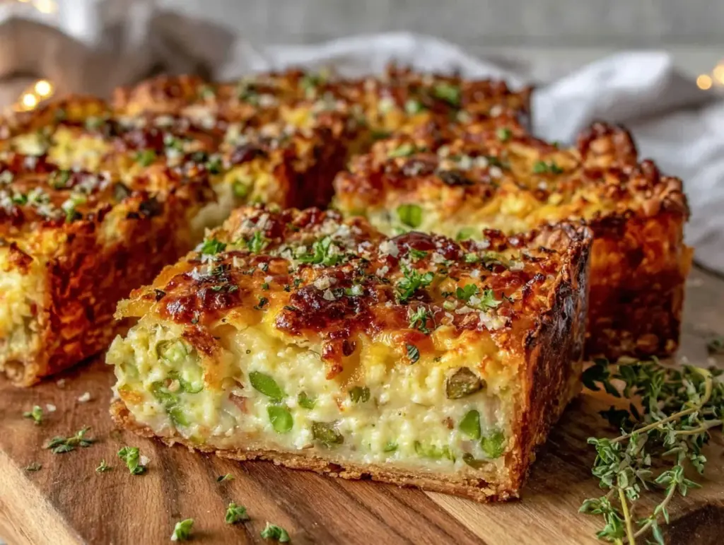 crispy asparagus prosciutto puff pastry tart - featured image