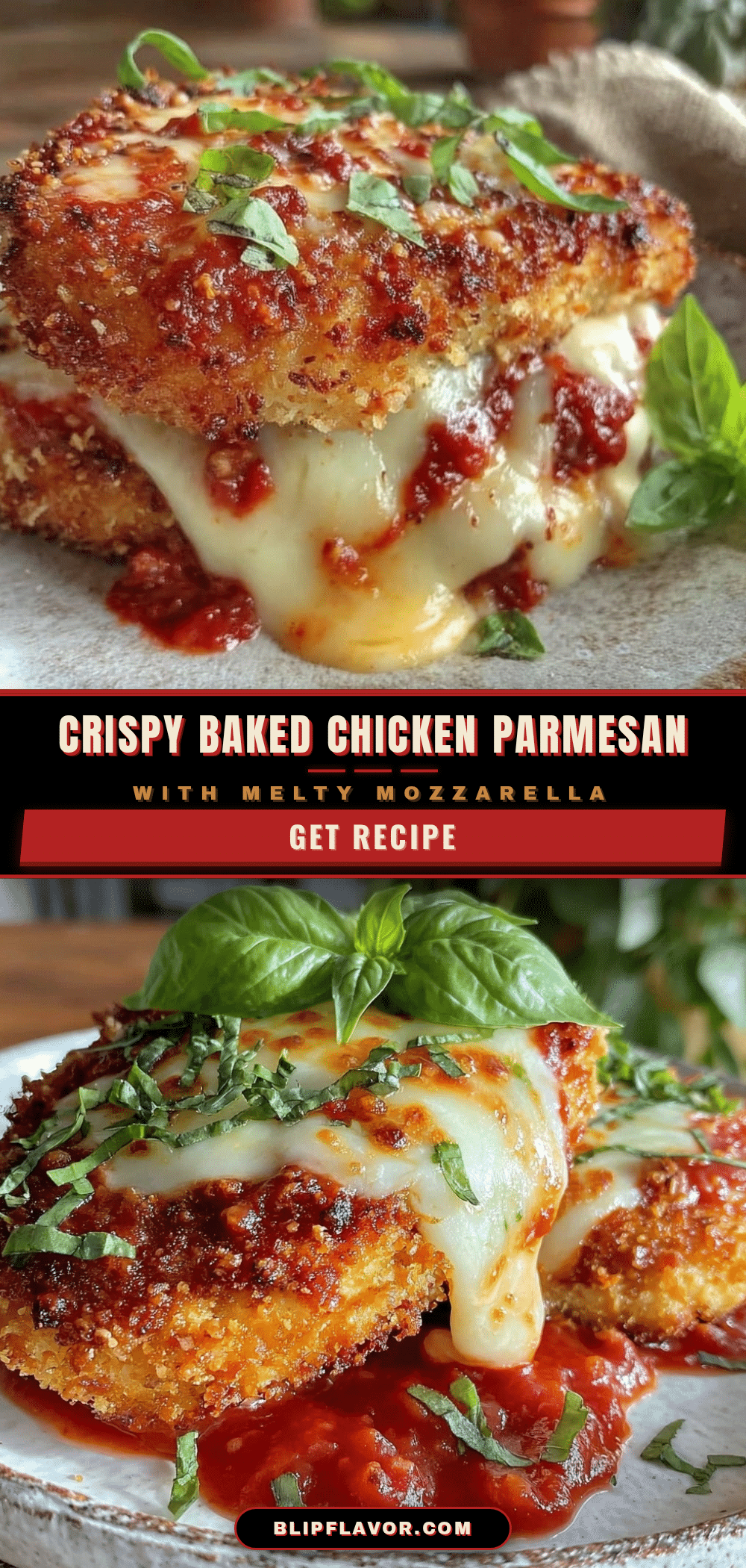 crispy baked chicken parmesan recipe