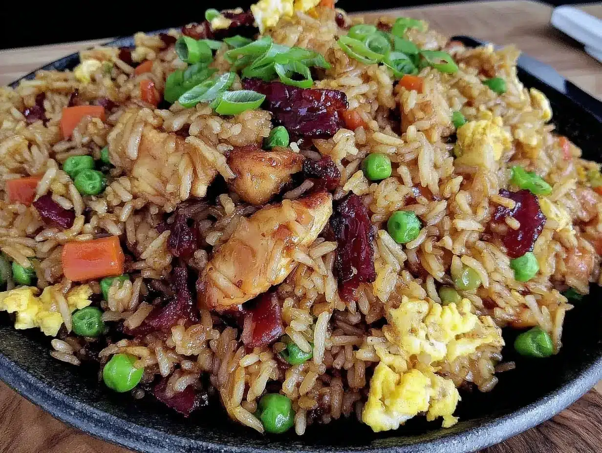 crispy blackstone fried rice preparation steps