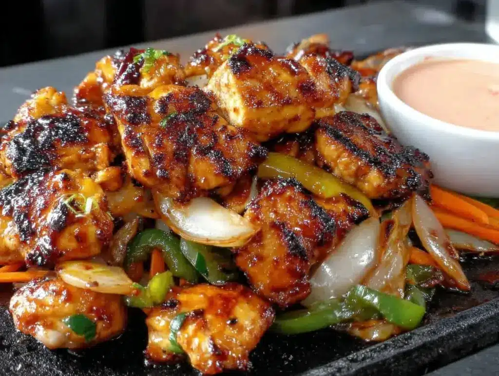crispy Blackstone hibachi chicken - featured image