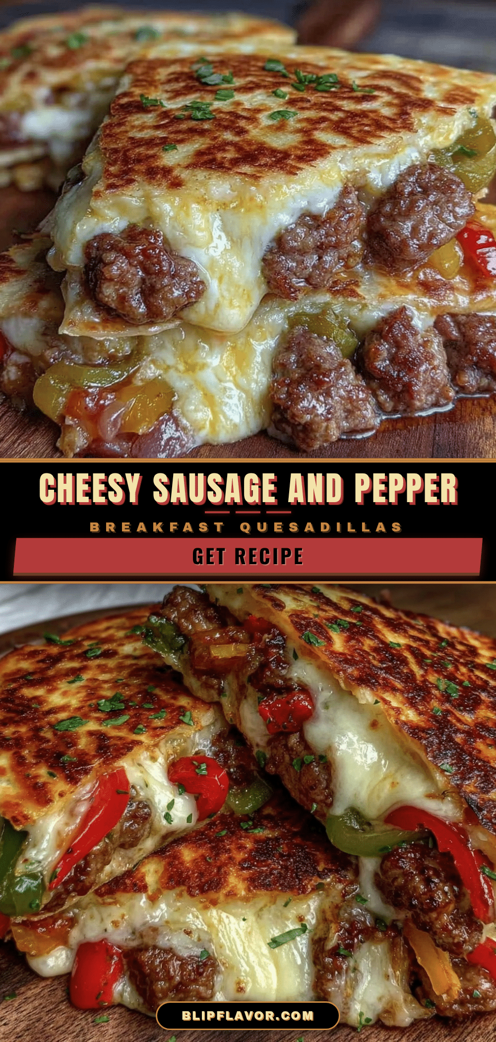 crispy cheesy breakfast quesadillas recipe