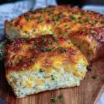 crispy cheesy hash brown egg casserole - featured image