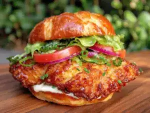 crispy chicken sandwich - featured image