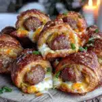 crispy jalapeño popper pigs in a blanket recipe - featured image