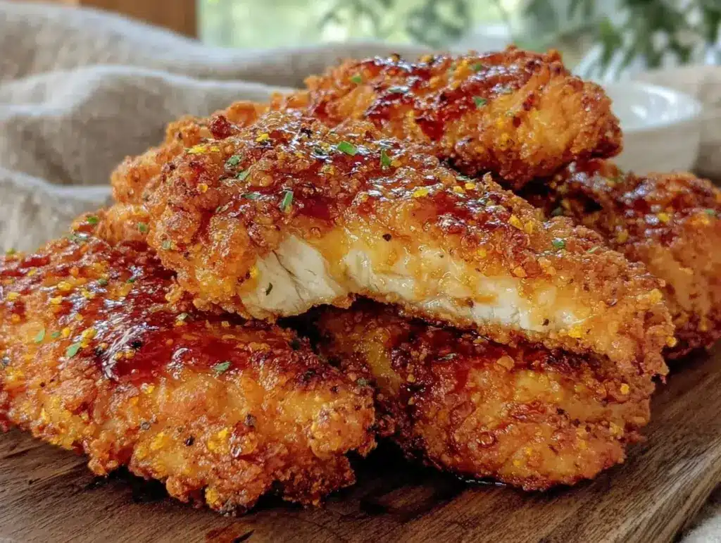 crispy lemon pepper chicken tenders - featured image