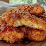 crispy lemon pepper chicken tenders - featured image