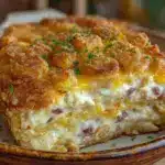 crispy million dollar chicken casserole - featured image