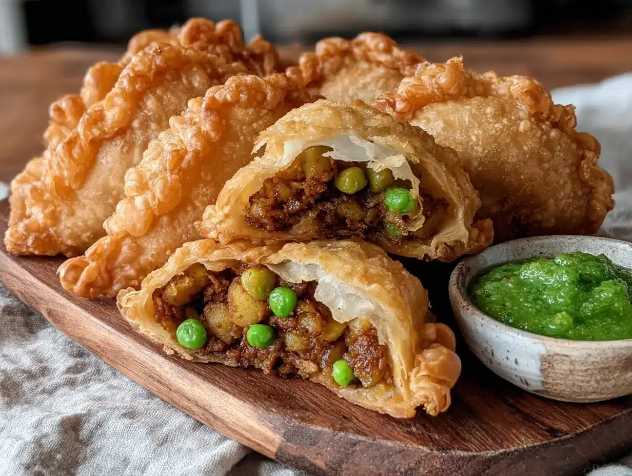 crispy samosa hand pies preparation steps