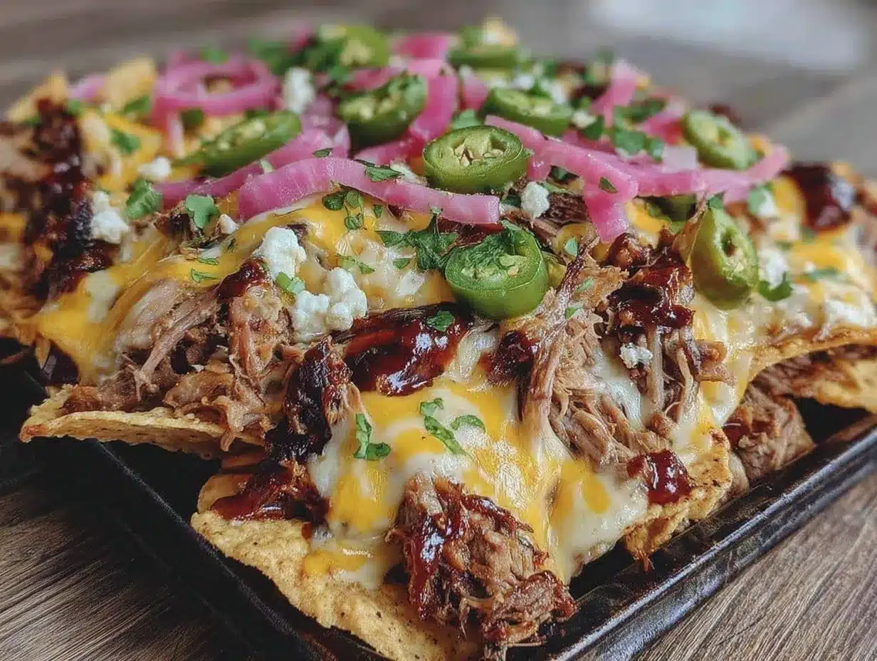 crispy sheet pan carnitas nachos preparation steps