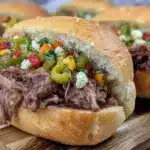 crockpot italian beef sandwiches - featured image