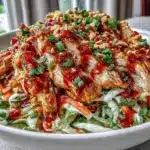 crunchy asian chicken salad - featured image