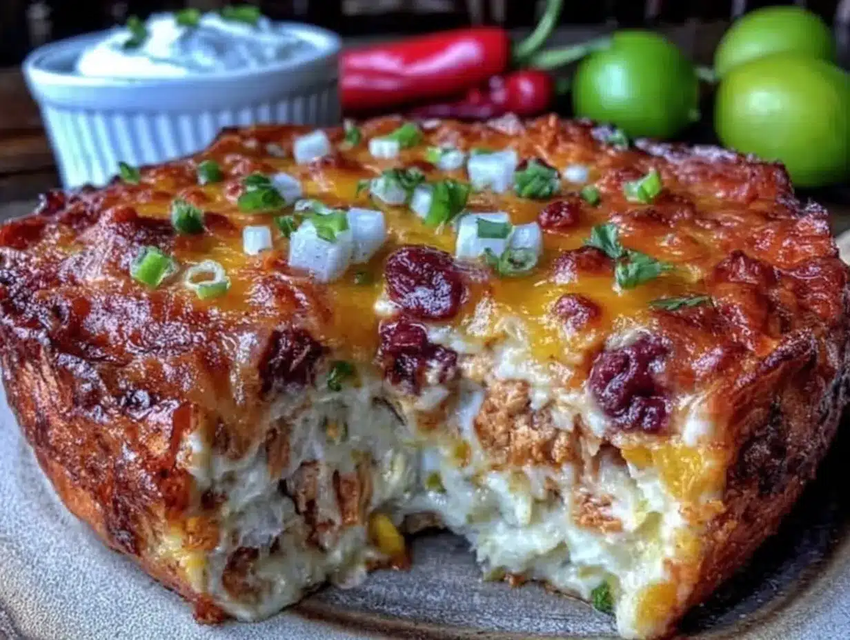easy cheesy chicken enchilada casserole preparation steps