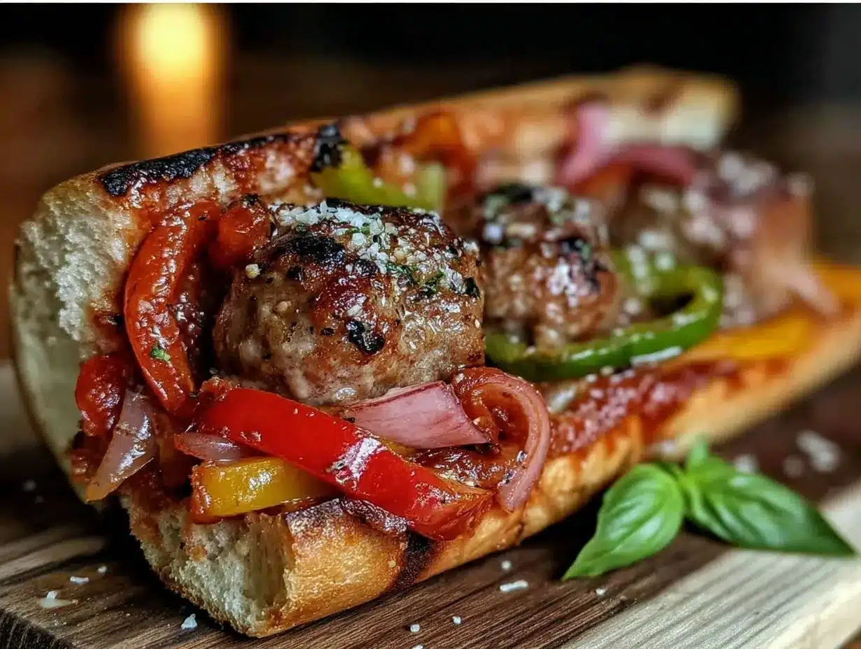 easy crockpot italian sausage and peppers sandwiches preparation steps