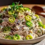 Easy Crockpot Mississippi Chicken - featured image