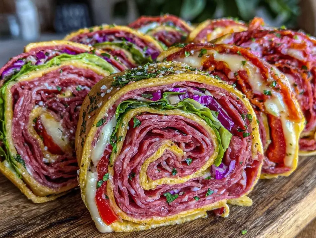 Easy Italian Sub Pinwheels - featured image