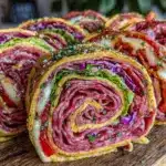 Easy Italian Sub Pinwheels - featured image