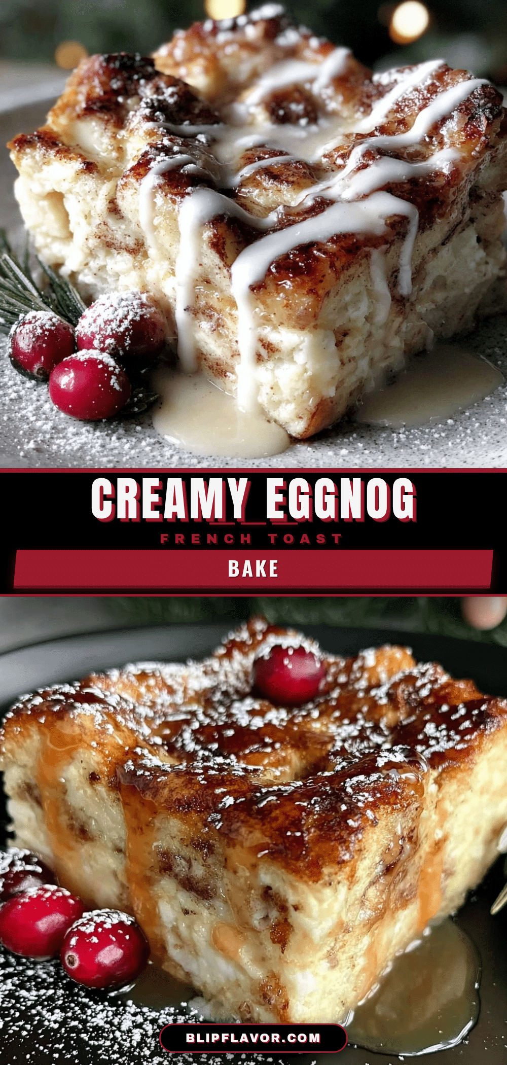 eggnog french toast bake recipe