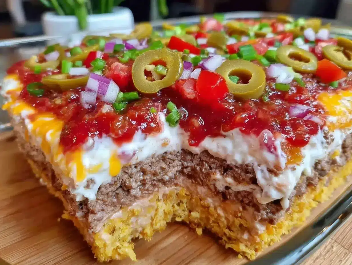 flavorful taco dip casserole preparation steps