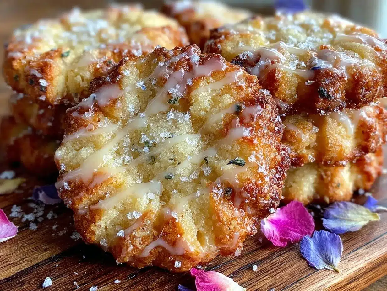 floral pressed shortbread cookies preparation steps