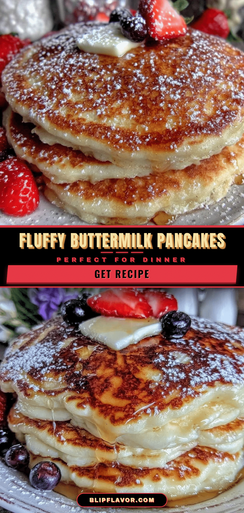 fluffy buttermilk pancakes recipe