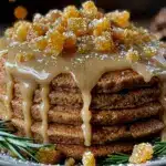 fluffy gingerbread pancakes - featured image