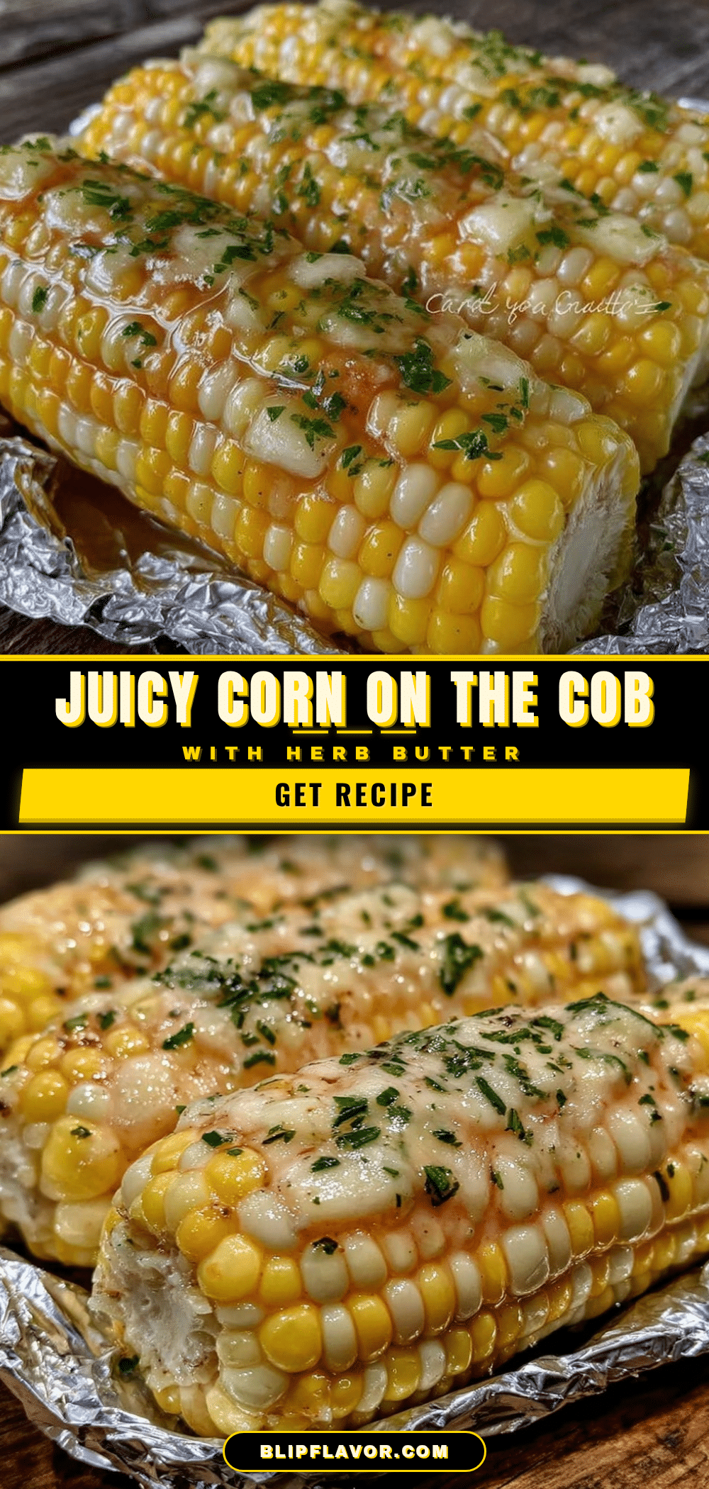 fresh corn on the cob with herb butter recipe