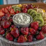 fresh loaded patriotic fruit platter - featured image