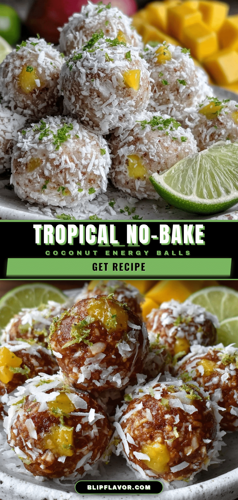 fresh no-bake coconut energy balls recipe