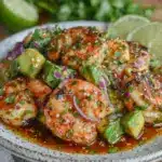 fresh shrimp avocado salad - featured image