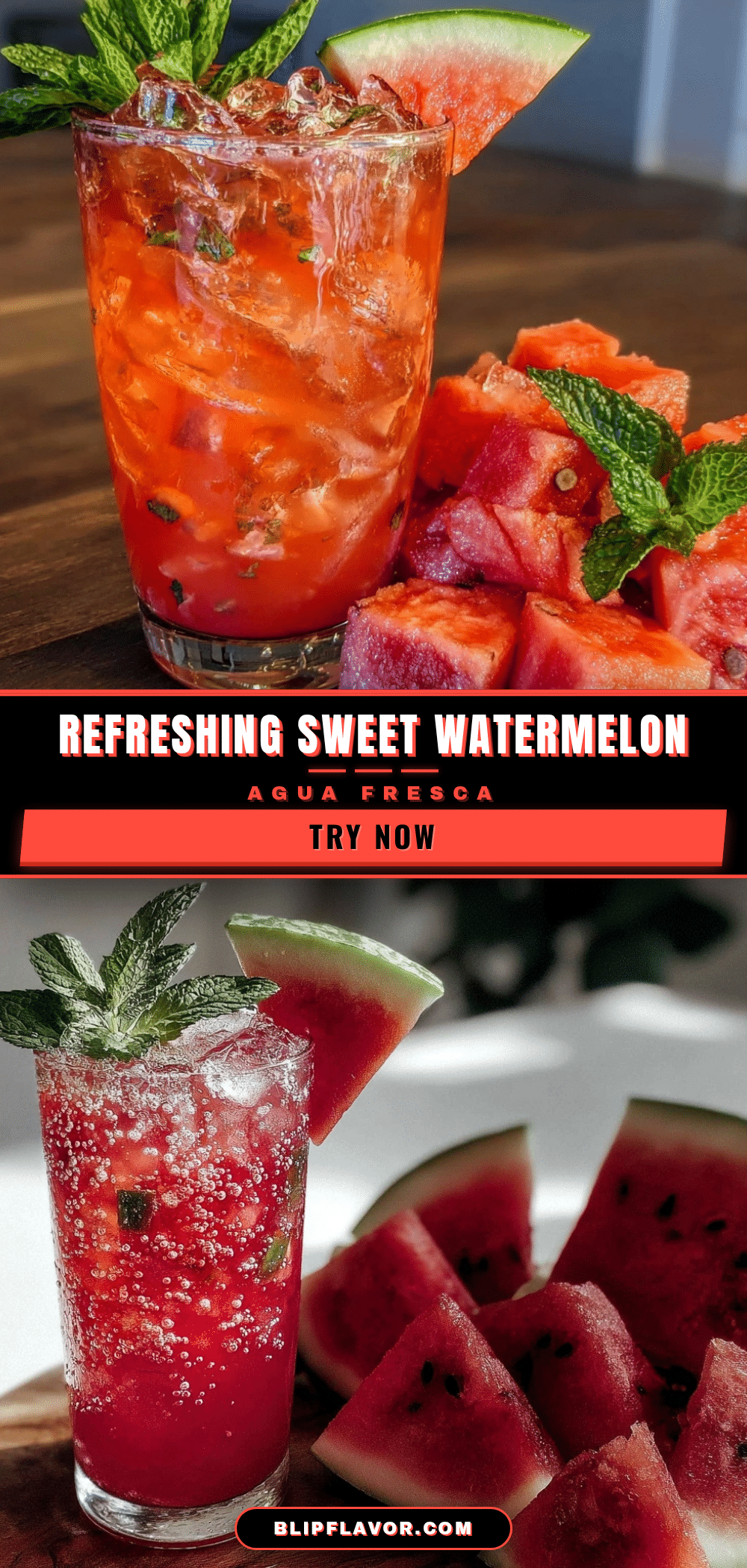 fresh watermelon agua fresca recipe