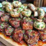 garlic butter steak bites - featured image