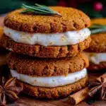 gingerbread sandwich cookies - featured image