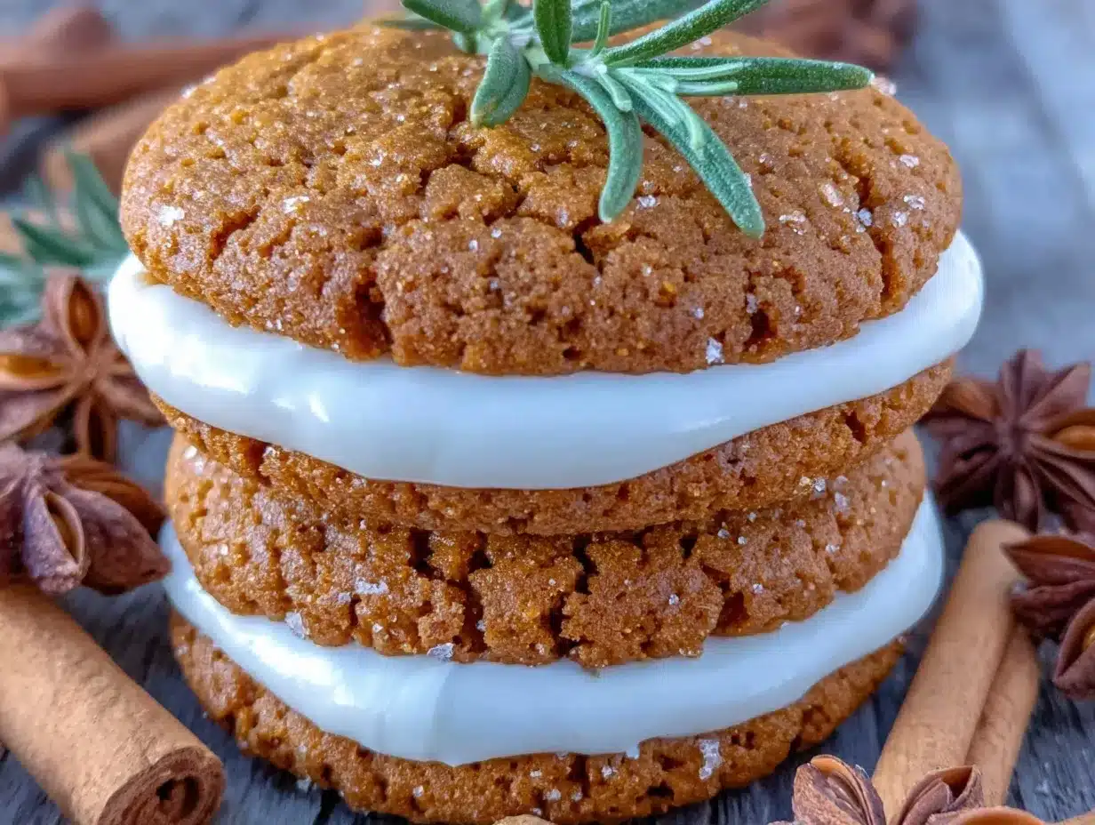gingerbread sandwich cookies preparation steps