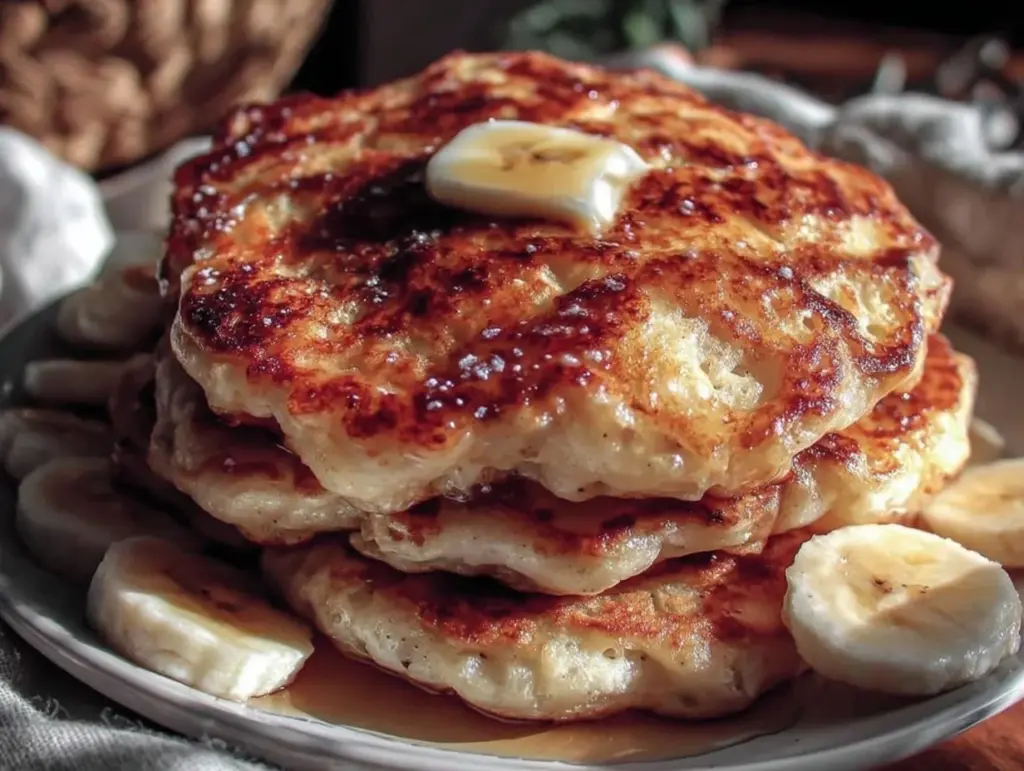 gluten-free banana pancakes - featured image