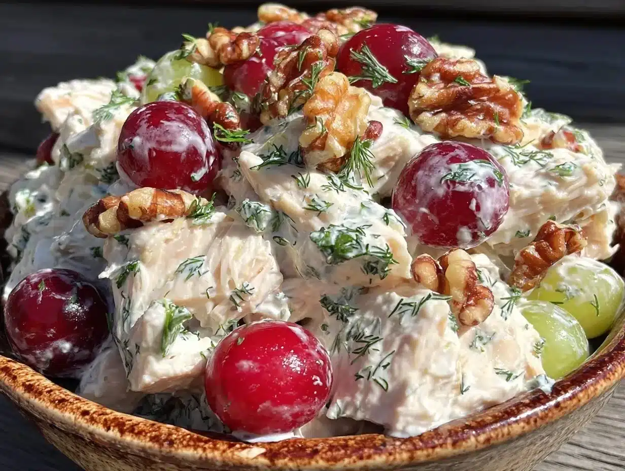 Greek Yogurt Chicken Salad preparation steps