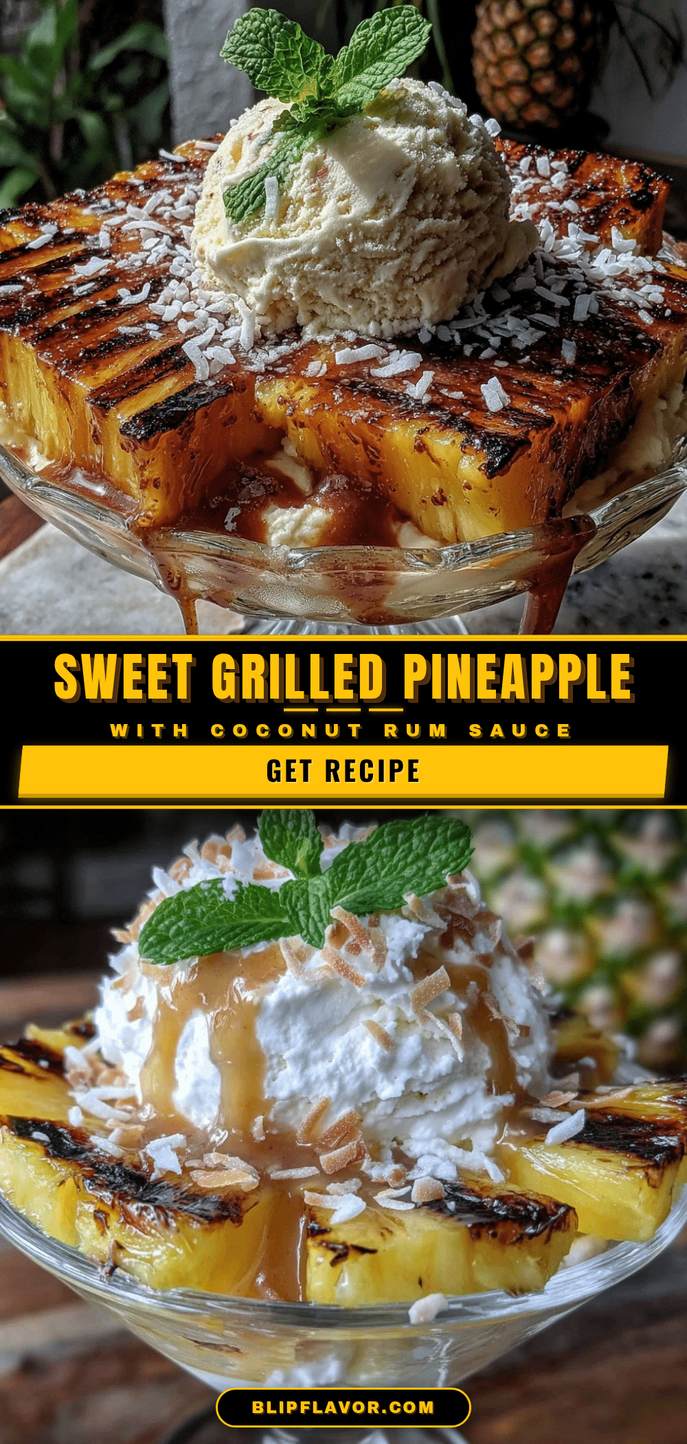 grilled pineapple sundae recipe
