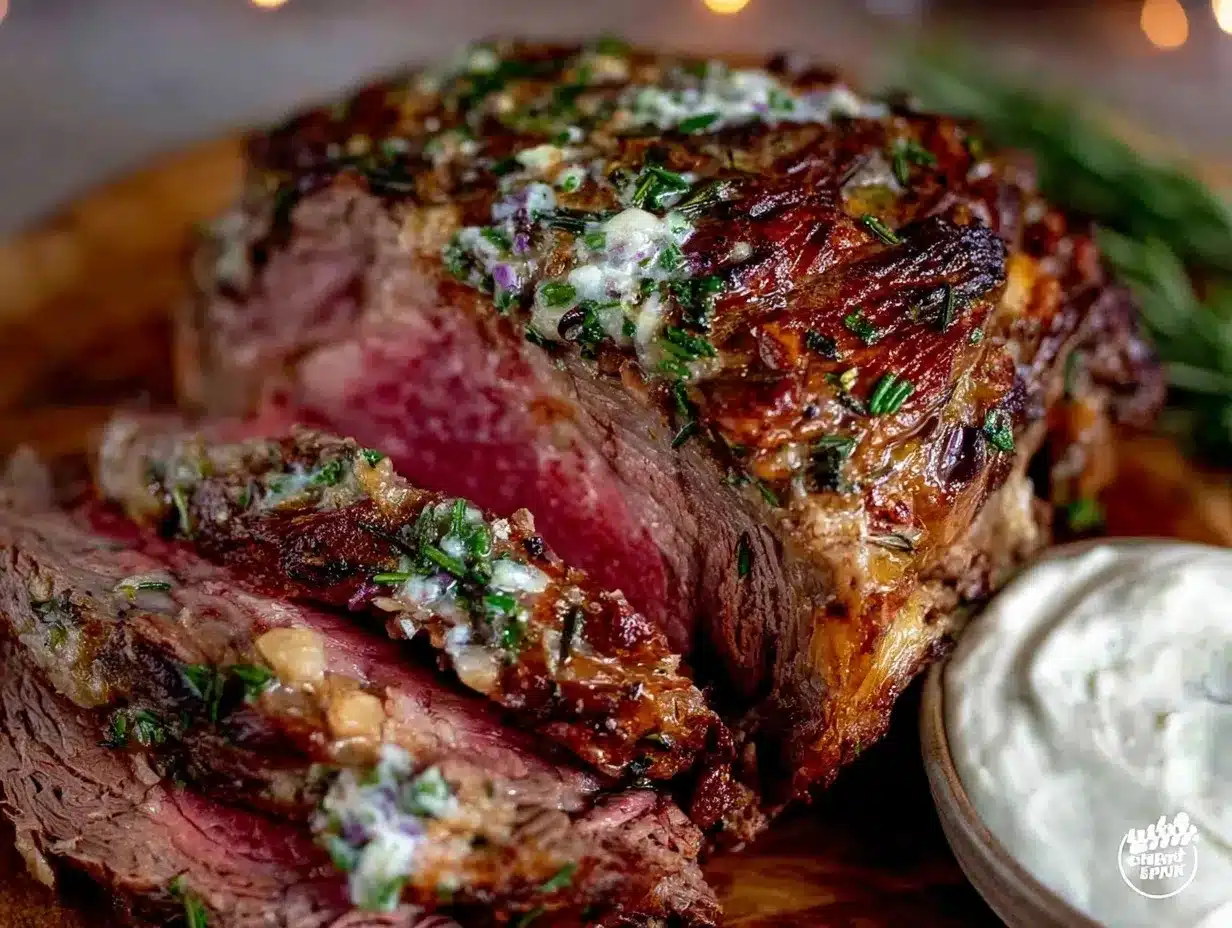 herb crusted prime rib roast preparation steps