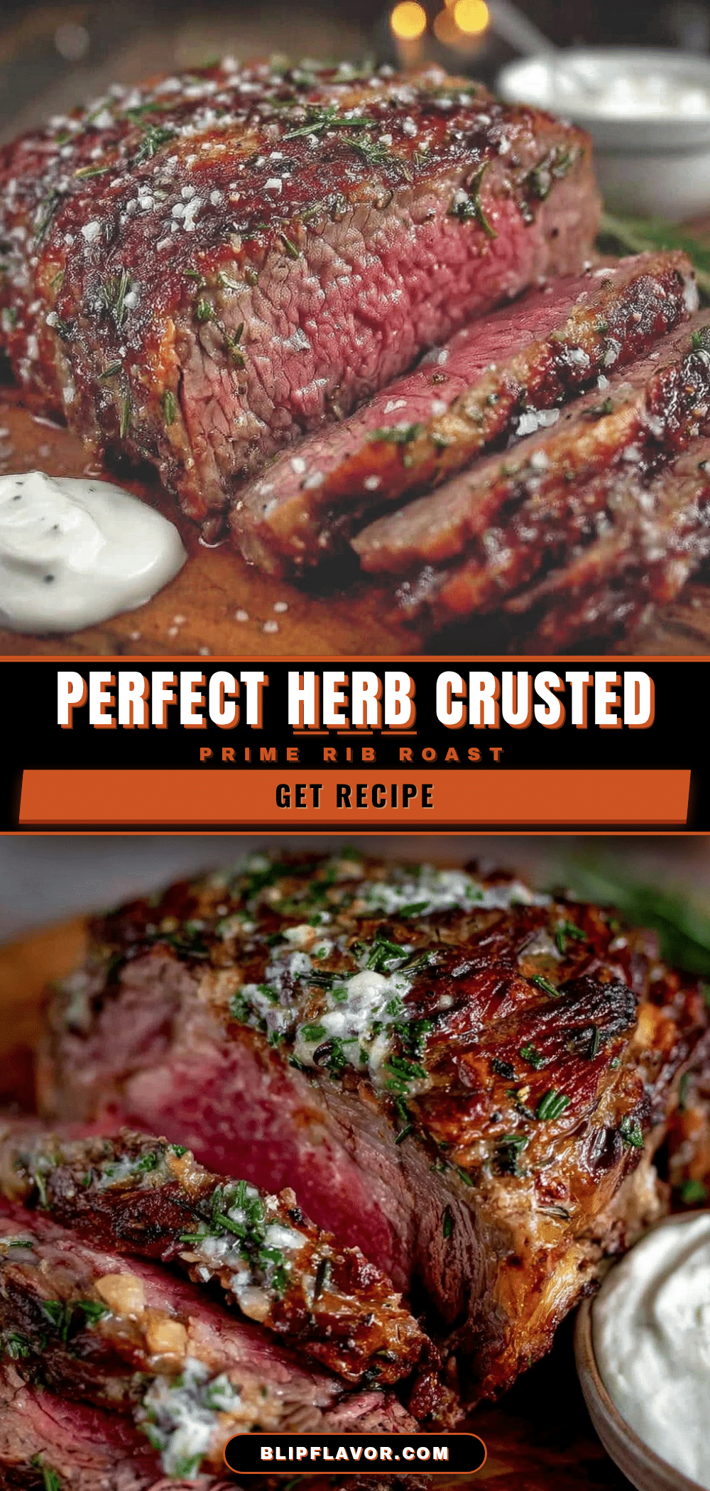 herb crusted prime rib roast recipe