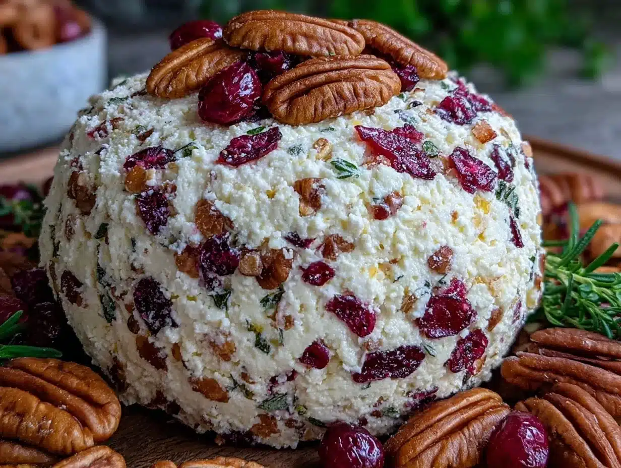 holiday cheese ball recipe preparation steps