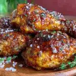 honey-glazed BBQ chicken drumsticks - featured image