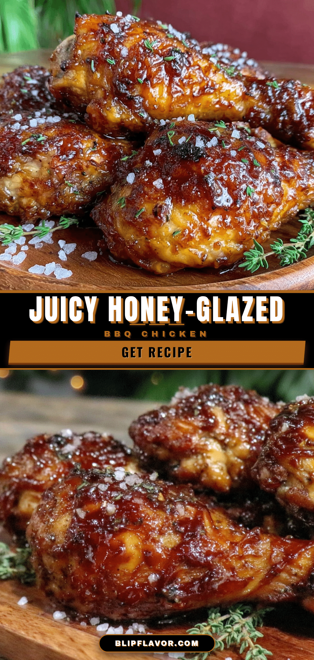 honey-glazed BBQ chicken drumsticks recipe